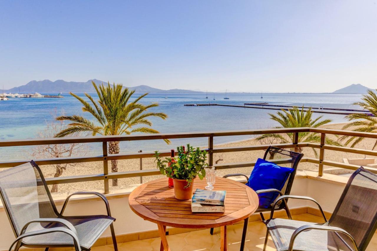 Beachfront Apartment Simar By Sealand Villas Port de Pollença Exteriör bild