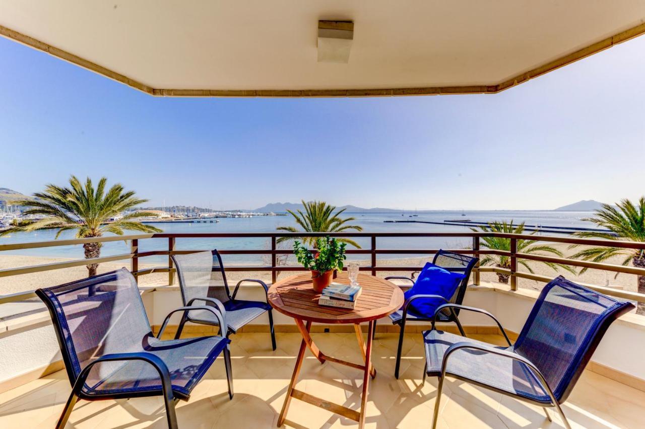 Beachfront Apartment Simar By Sealand Villas Port de Pollença Exteriör bild
