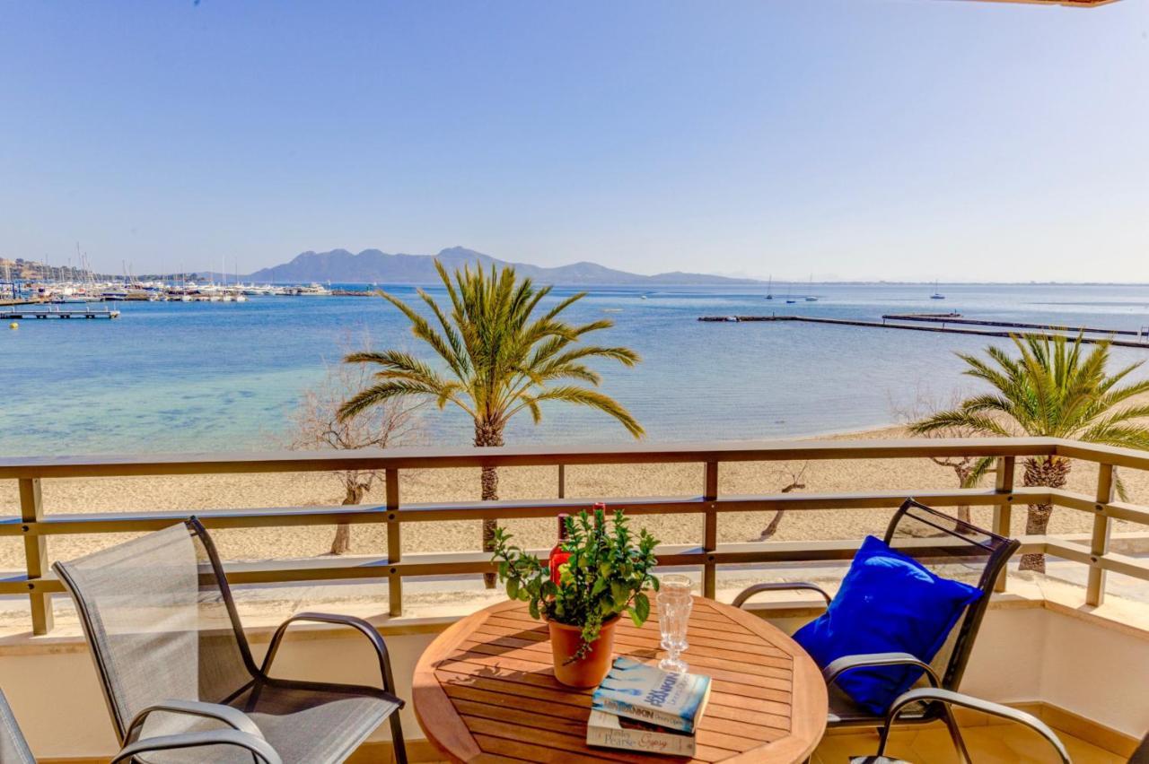 Beachfront Apartment Simar By Sealand Villas Port de Pollença Exteriör bild