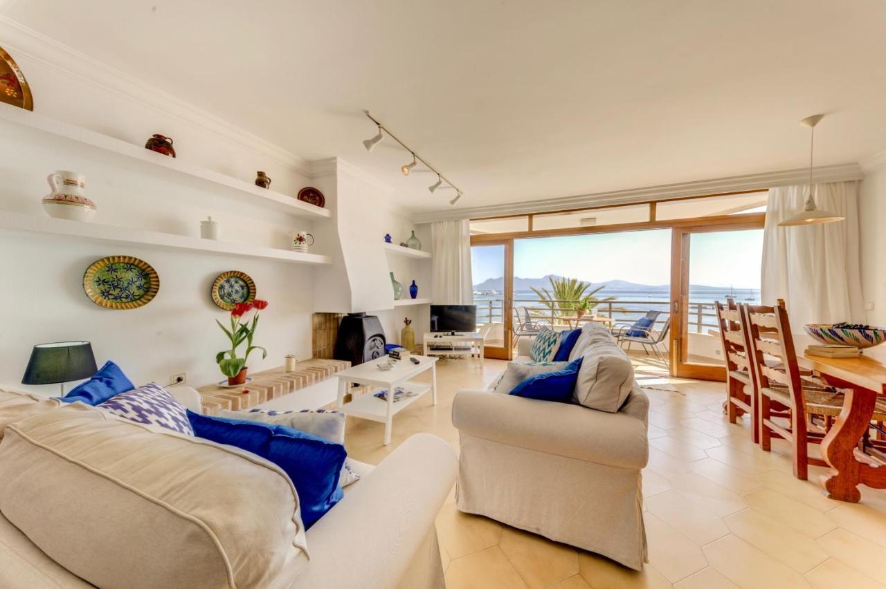 Beachfront Apartment Simar By Sealand Villas Port de Pollença Exteriör bild