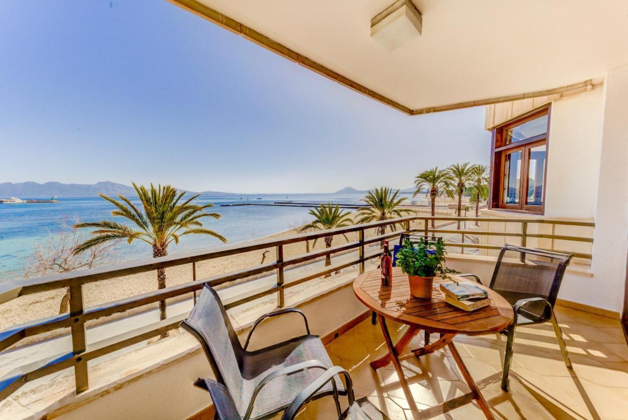 Beachfront Apartment Simar By Sealand Villas Port de Pollença Exteriör bild
