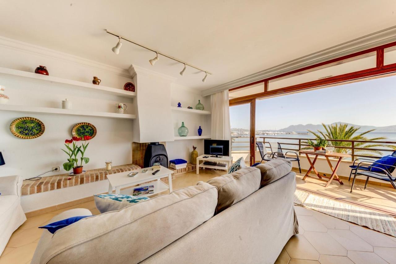 Beachfront Apartment Simar By Sealand Villas Port de Pollença Exteriör bild